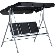 Outsunny Hollywoodschaukel grau 3-Sitzer