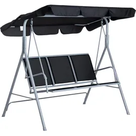 Outsunny Hollywoodschaukel grau 3-Sitzer
