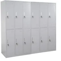 MCW Aktenschrank Holz 180 x 50 x 180 cm grau