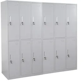 MCW Aktenschrank Holz 180 x 50 x 180 cm grau