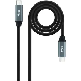NANOCABLE USB-C auf USB-C 1,5 m Schwarz