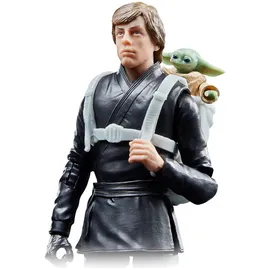 Hasbro Star Wars Actionfigur Luke Skywalker und Grogu 15 cm - Schwarz/Mehrfarbig