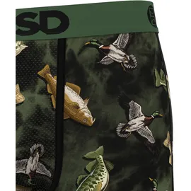 Psd Fresh Catch Boxershorts gold / dunkelgrün / schwarz L 2er Pack
