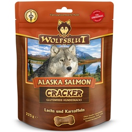 Wolfsblut Alaska Lachs Cracker, 225 g, 6 Stück