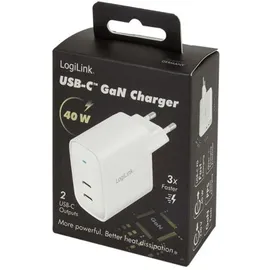 Logilink PA0282, Drinnen, AC, 1 A, Weiß