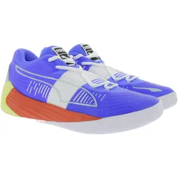 PUMA Fusion Nitro Basketballschuhe Herren Trainingsschuhe Blau/Gelb/Rot - 53.5