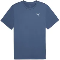 Puma Tad Essentials Solid Small Cat Trainingsshirt dunkel indigo S