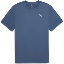 Puma Tad Essentials Solid Small Cat Trainingsshirt dunkel indigo S