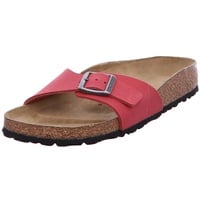 Birkenstock Damen Madrid Sandale, Scarlet Red, 37 EU Schmal - 37 EU Schmal