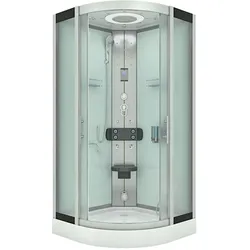 AcquaVapore Dampfdusche Dusche Duschkabine D58-10M2-EC Duschtempel Sauna 90x90 cm