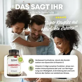 yes vegan Quercetin hochdosiert Kapseln 180 St.