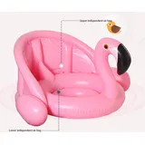 Flamingo Baby-schwimmring Mit Sonnendach, Aufblasbare Baby-schwimmhilfe