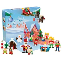 Plus-Plus Adventskalender, Kreativ-Bausteine, 24 Türchen + 1 Extra-Tür mit Überraschung, für Kinder ab 5 Jahren, Geniales Konstruktionsspielzeug, hergestellt in Dänemark