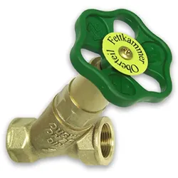 Schrägsitzventile (ohne Rückflussverhinderer) mit nicht steigender Spindel - ohne Entleerung (Ausführung: 1'')