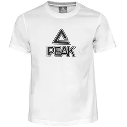 PEAK Big Logo T-Shirt 20123 - weiss 5XS