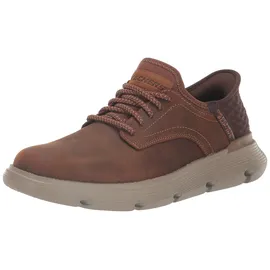 SKECHERS Herren Garza Schuhe, Dunkelbraun, 40 EU