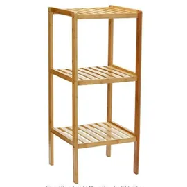 Testrut Bambusregal 3 Ablagen 36 x 79 x 36 cm Natur