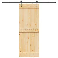 vidaXL Narvik rechts 80 x 210 cm Braun/Schwarz