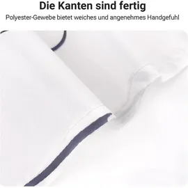 lerores Duschvorhang Weizenohr 240 x 200 cm antischimmel wasserabweisend