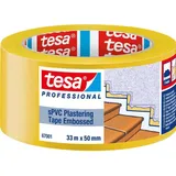 Tesa SPVC EMBOSSED 67001-00001-00 Putzband tesa® Professional Gelb (L x B) 33m x 50mm 1St.