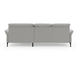 sit&more Ecksofa SIT & MORE "Fashion L-Form", grau (hellgrau), B:253cm H:84cm T:165cm, Sofas, Ecksofa, wahlweise mit Kopfteilverstellung und Vorziehsitz, motorisch