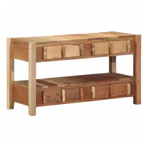 vidaXL TV-Schränk 83 x 33 x 46 cm Braun Massivholz