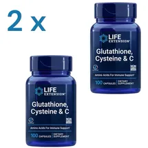 Life Extension Glutathion-Cystein & C Kapseln 100 St.