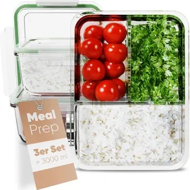 Bomann Frischhaltedose transparent 1 l 3-teiliges Set