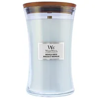Woodwick Magnolia Birch Duftkerze 609,5 g blau
