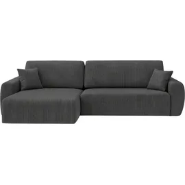 kaiser möbel Eckcouch Cord 3-Sitzer Grau