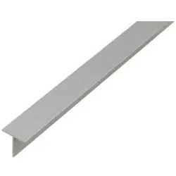 GAH Alberts T-Profil glatt L2.000, B 20xH20mm Aluminium silberfarbig