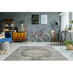 Kayoom Teppich Baroque 800 Anthrazit - Y8XO5-160-230-E