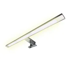 Kalb Material Für Möbel Spiegelleuchte warmweiß Silber