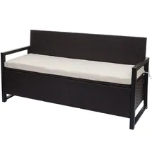 MCW F39 3er Sitzbank 150 x 60 x 85 cm Braun