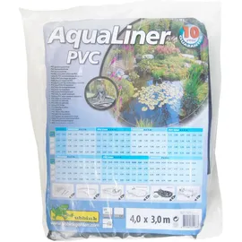 UBBINK Teichfolie AquaLiner 4 x 3 m 0,5 mm schwarz