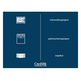 CreaTable Celebration Kombiservice 50-tlg. weiß