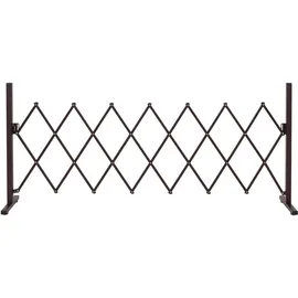 Mendler Absperrgitter 103 x 200 cm Braun Stahl