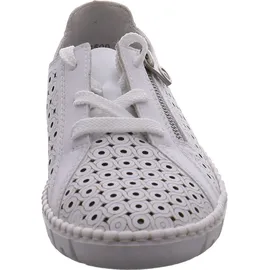 Rieker Komfort Schnürschuhe in Weiß 36