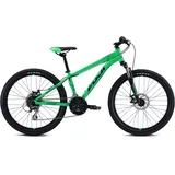 Fuji Bikes Dynamite 24 Pro Disc«, 24 Gang, Shimano, Acera Schaltwerk, Kettenschaltung, für Damen und Herren, Kettenschaltung, grün