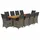 vidaXL Garten-Bistro-Set 11-tlg. Grau