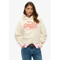 Superdry Kapuzensweatshirt Neon Beige L