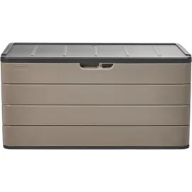 Beliani Aufbewahrungsbox 116 x 60 cm Braun/Schwarz