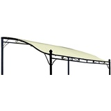 DEGAMO Ersatzdach für Anbaupavillon MANTOVA XL 3x3 Meter, PVC-beschichtet ecru