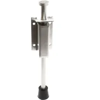Wiltec - Pedal Türstopper 93-118 mm Edelstahl Türfeststeller Türbremse