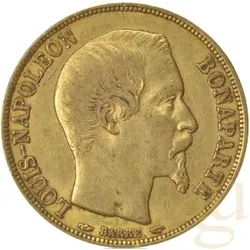 20 Francs Goldmünze Louis-Napoleon Bonaparte