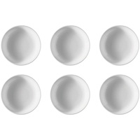 Thomas Porzellan Suppenteller Suppenteller 22 cm - TREND Weiß - 6 Stück, (6 St), Porzellan, spülmaschinenfest und mikrowellengeeignet weiß