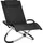 Tectake Sonnenliege 150 x 73 x 75 cm Schwarz