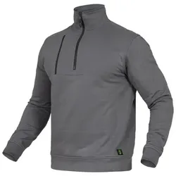 Zip-Sweatshirt-Flex-Line Grau, Größe 4XL - grau - 4XL