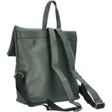 The Skandinavian Brand Damen Leder Rucksack Green