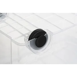 Kreher Technik Unterbettbox 78 x 39,4 x 17,7 cm 2-tlg. Transparent